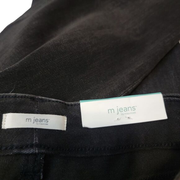 Maurices Jeans Womans Medium Black Limitless Jegging Stretch Denim Button Fly - Picture 4 of 8